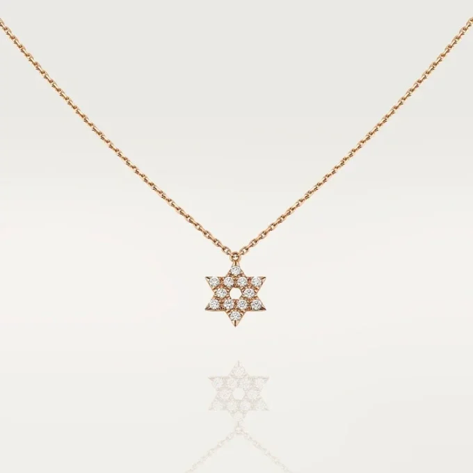 Hearts and Symbols Pendant – Pink Gold, Diamonds – Cartier