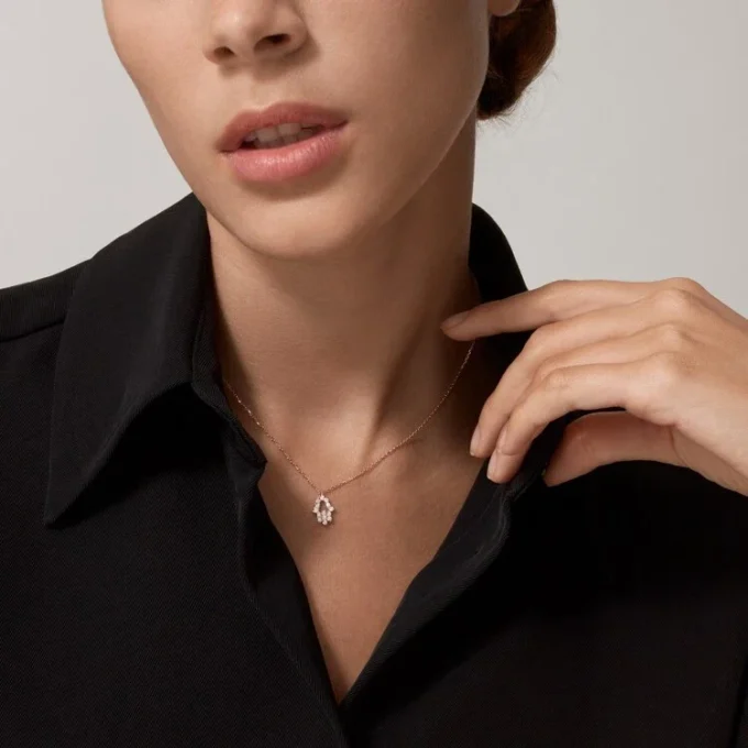Hearts and Symbols Pendant – Pink Gold, Diamonds – Cartier