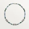 High Jewelry Necklace – White Gold, Chalcedony, Skarn, Turquoise, Black Lacquer, Diamonds – Cartier High Jewelry Necklace – White Gold, Chalcedony, Skarn, Turquoise, Black Lacquer, Diamonds – Cartier
