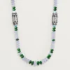 High Jewelry Necklace – White Gold, Chalcedony, Skarn, Turquoise, Black Lacquer, Diamonds – Cartier
