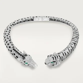 Indomptables De Cartier Torque Necklace, Paved Indomptables De Cartier Torque Necklace, Paved