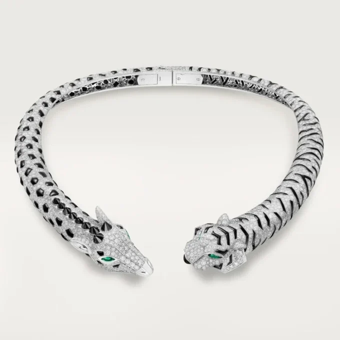 Indomptables De Cartier Torque Necklace, Paved Indomptables De Cartier Torque Necklace, Paved