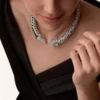 Indomptables De Cartier Torque Necklace, Paved Indomptables De Cartier Torque Necklace, Paved