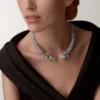 Indomptables De Cartier Torque Necklace, Paved Indomptables De Cartier Torque Necklace, Paved