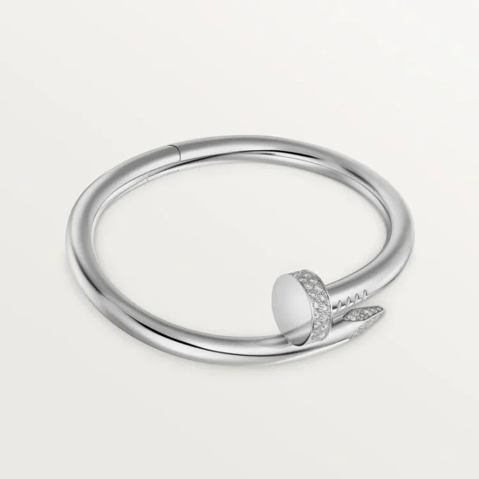 Juste Un Clou Bracelet, Large Model, Diamonds