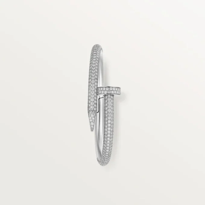 Juste Un Clou Bracelet, Large Model, Half-Paved Juste Un Clou Bracelet, Large Model, Half-Paved