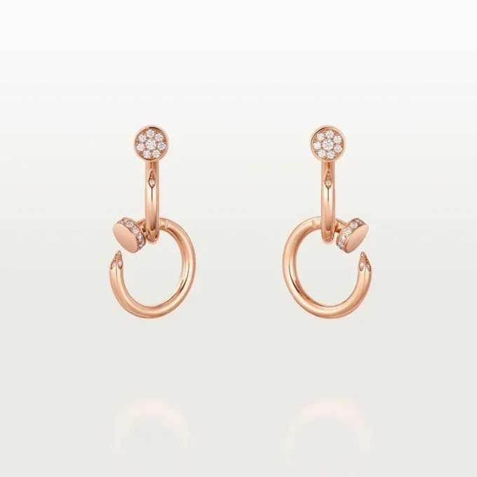 Juste Un Clou Earrings, Double, Diamonds Juste Un Clou Earrings, Double, Diamonds