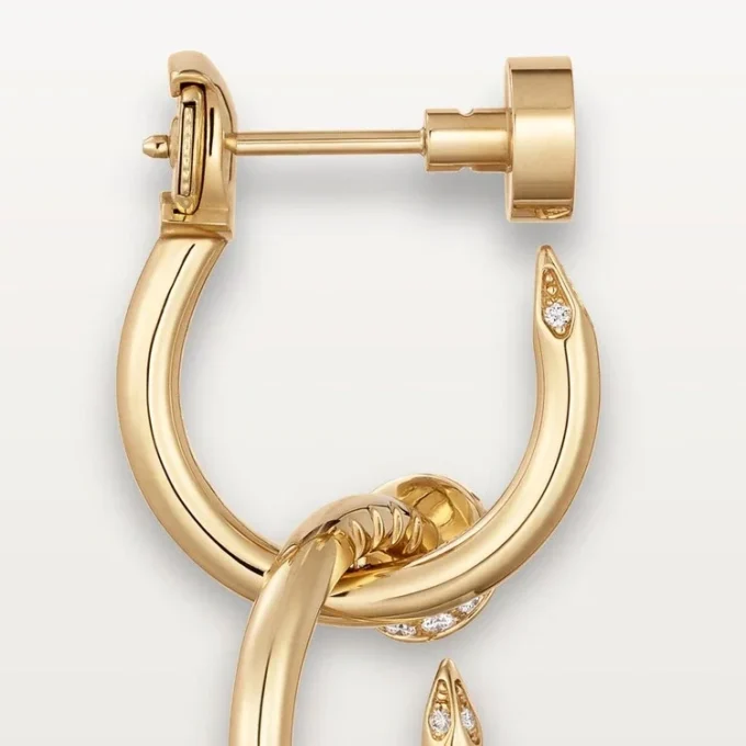 Juste Un Clou Earrings, Double, Diamonds Juste Un Clou Earrings, Double, Diamonds