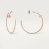 Juste Un Clou Earrings – Rose Gold, Diamonds – Cartier