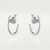Juste Un Clou Earrings – White Gold – Cartier