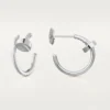 Juste Un Clou Earrings – White Gold – Cartier