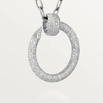 Juste Un Clou Long Necklace, Multiwear, Extra-Large Model, Paved Juste Un Clou Long Necklace, Multiwear, Extra-Large Model, Paved