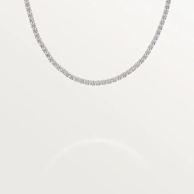 Lignes Essentielles Necklace, Brilliant-Cut Diamonds