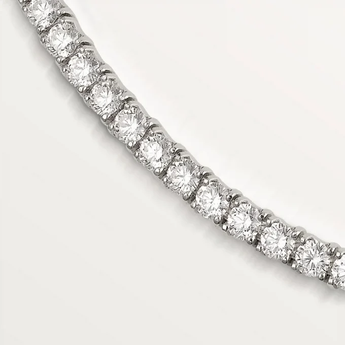 Lignes Essentielles Necklace, Brilliant-Cut Diamonds