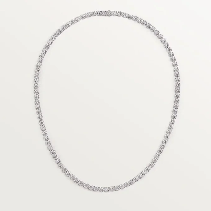 Lignes Essentielles Necklace, Brilliant-Cut Diamonds