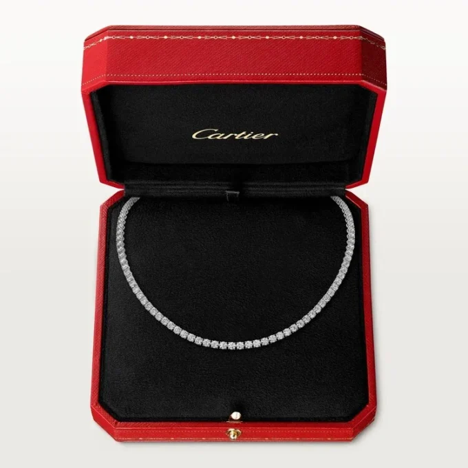 Lignes Essentielles Necklace, Brilliant-Cut Diamonds