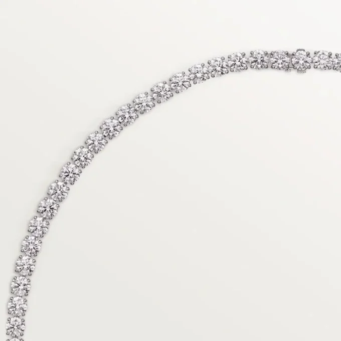 Lignes Essentielles Necklace, Brilliant-Cut Diamonds