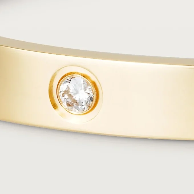 Love Bracelet, Classic Model, 4 Diamonds