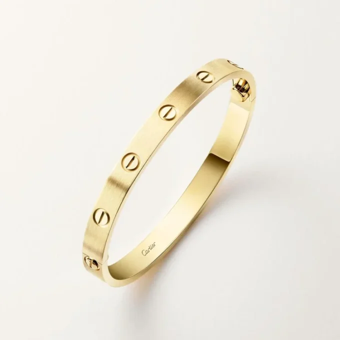 Love Bracelet, Classic Model, Brushed Love Bracelet, Classic Model, Brushed