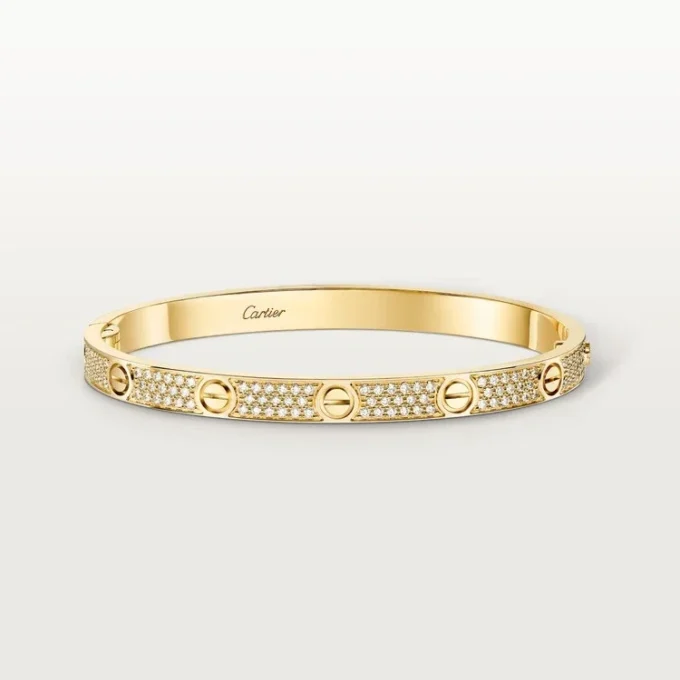 Love Bracelet, Medium Model, Paved Love Bracelet, Medium Model, Paved