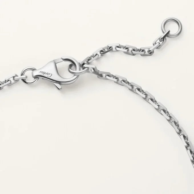 Love Bracelet, on Chain, Half-Paved