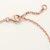 Love Bracelet, on Chain, Half-Paved