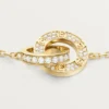 Love Bracelet, on Chain, Paved
