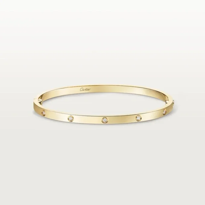 Love Bracelet, Small Model, 10 Diamonds