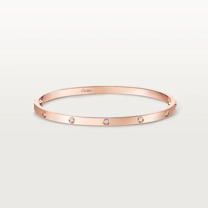 Love Bracelet, Small Model, 10 Diamonds