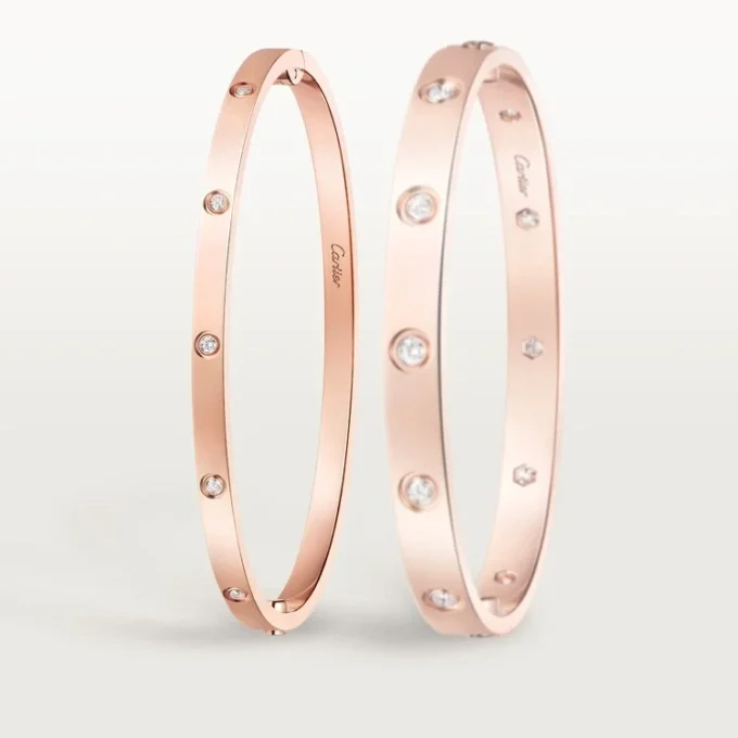Love Bracelet, Small Model, 10 Diamonds