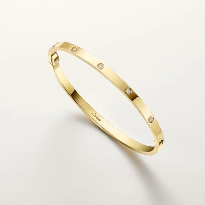 Love Bracelet, Small Model, 10 Diamonds