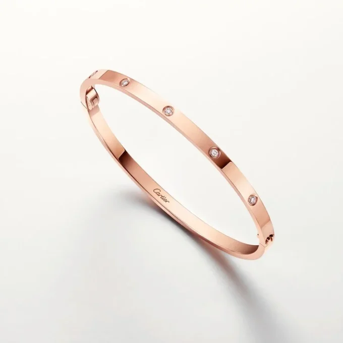 Love Bracelet, Small Model, 10 Diamonds