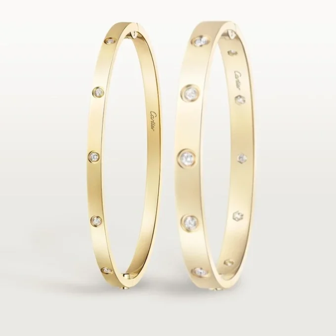 Love Bracelet, Small Model, 10 Diamonds