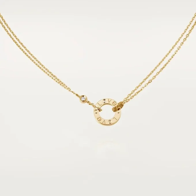 Love Diamond Pendant Necklace, Yellow Gold | Cartier Us