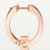 Love Earrings, Multiwear, Half-Paved Love Earrings, Multiwear, Half-Paved