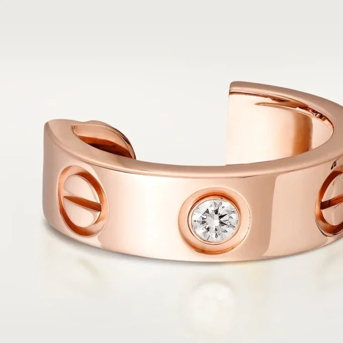 Love Earrings – Pink Gold, Diamonds – Cartier Love Earrings – Pink Gold, Diamonds – Cartier