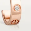 Love Earrings – Pink Gold, Diamonds – Cartier Love Earrings – Pink Gold, Diamonds – Cartier