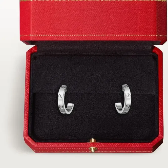 Love Earrings – White Gold – Cartier Love Earrings – White Gold – Cartier