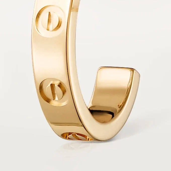 Love Hoop Earrings – Yellow Gold, Small Model | Cartier Us Love Hoop Earrings – Yellow Gold, Small Model | Cartier Us