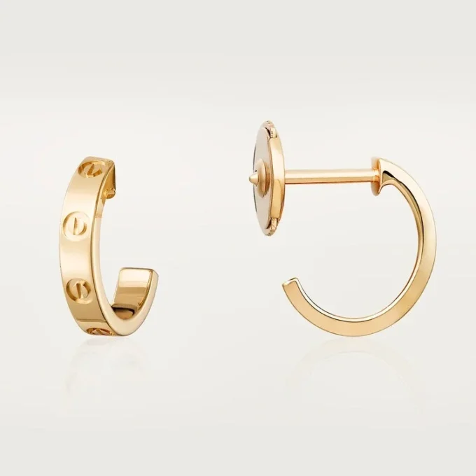 Love Hoop Earrings – Yellow Gold, Small Model | Cartier Us Love Hoop Earrings – Yellow Gold, Small Model | Cartier Us