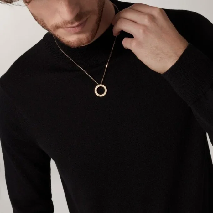 Love Necklace, 3 Diamonds – Yellow Gold, Diamonds – Cartier