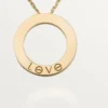 Love Necklace, 3 Diamonds – Yellow Gold, Diamonds – Cartier