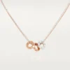 Love Necklace, 6 Diamonds – Rose Gold, White Gold, Diamonds – Cartier