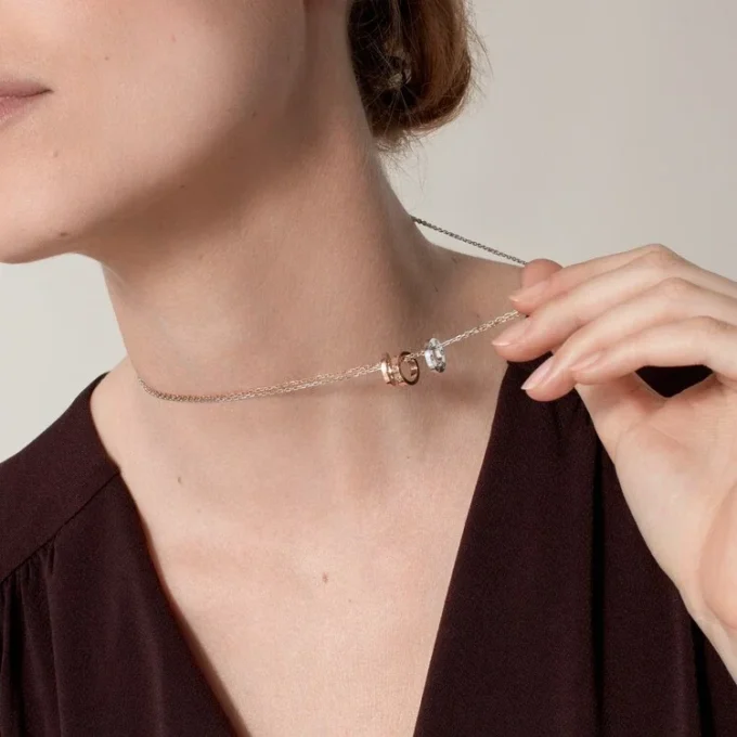 Love Necklace, 6 Diamonds – Rose Gold, White Gold, Diamonds – Cartier