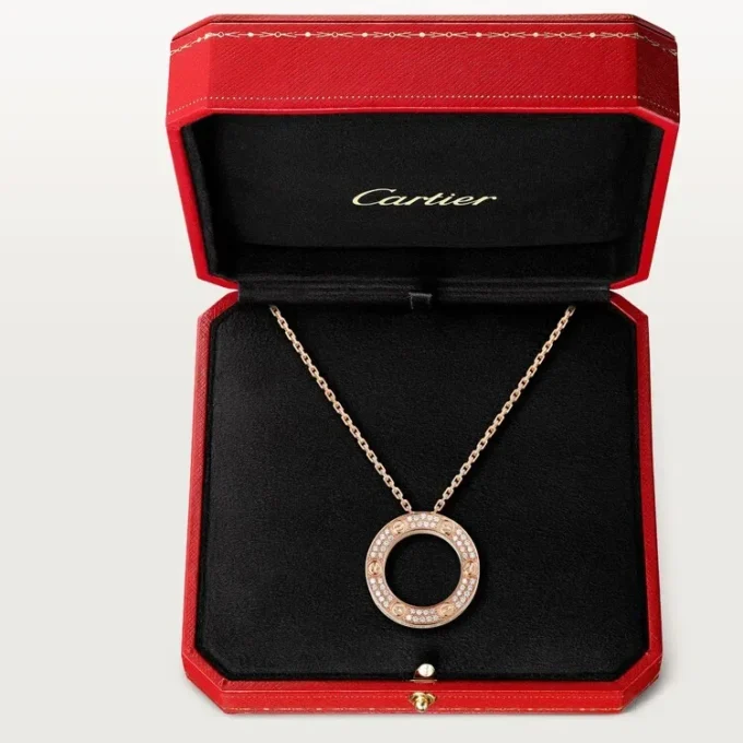 Love Necklace – Pink Gold, Diamonds – Cartier Love Necklace – Pink Gold, Diamonds – Cartier
