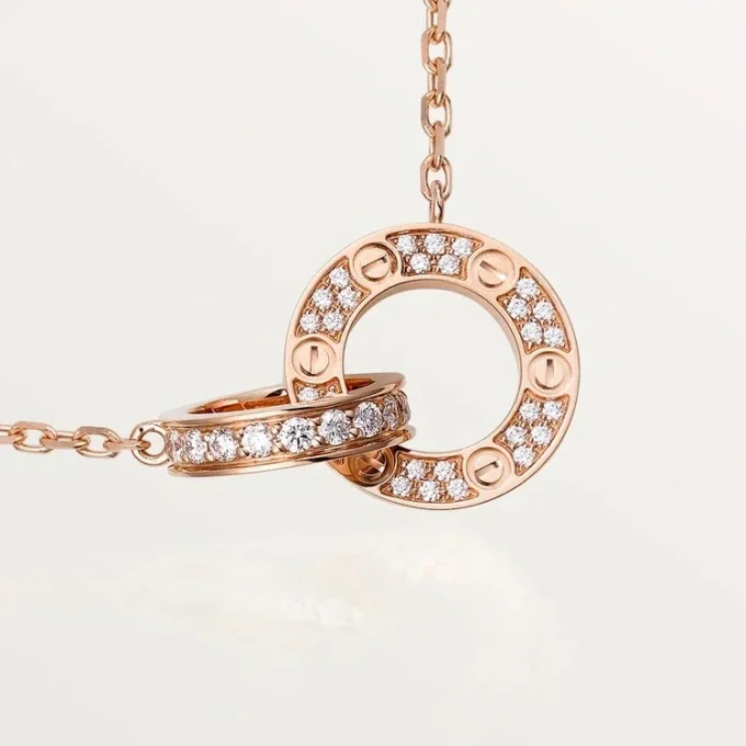 Love Necklace – Rose Gold, Diamonds – Cartier