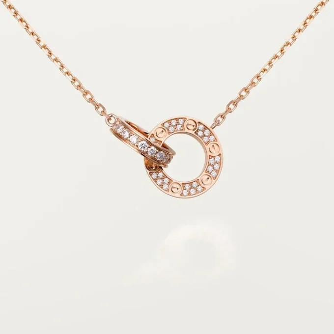Love Necklace – Rose Gold, Diamonds – Cartier