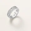 Love Ring, Classic Model, Paved, 6 Diamonds Love Ring, Classic Model, Paved, 6 Diamonds