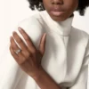 Love Ring, Diamond-Paved, Ceramic – White Gold, Ceramic, Diamonds – Cartier
