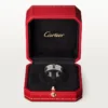 Love Ring, Diamond-Paved, Ceramic – White Gold, Ceramic, Diamonds – Cartier